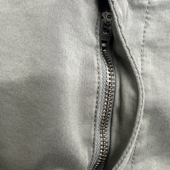 Liverpool Cargo Trouser Women 22W Army Green Zip Hem Joggers Utility Pockets - Picture 6 of 12